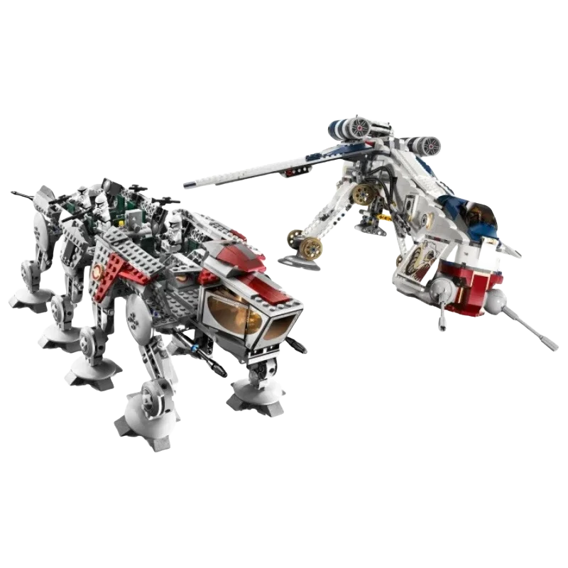 2025 جديد 1758 قطعة مجموعة مكعبات Airdrop Republic متوافقة مع ألعاب المشاة AT-0T 10195 و05053 هدايا عيد الميلاد للأطفال #5