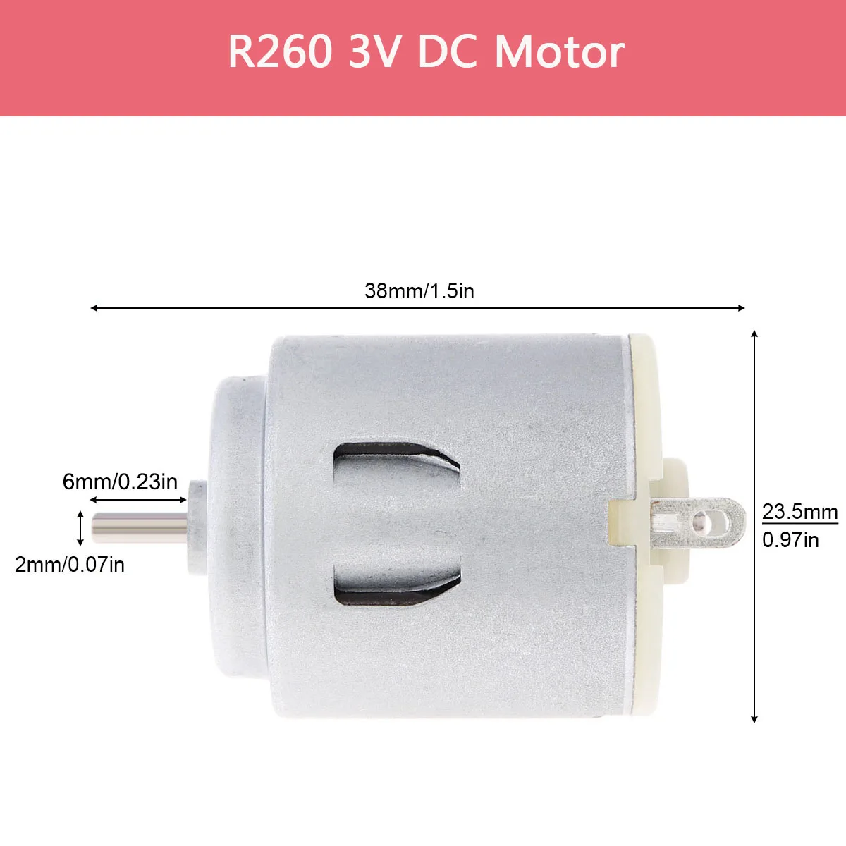 RS365 DC Motor 3V 12V 130 260 280 380 385 High Speed Carbon Brush Electric Motor for Hair Dryer DIY Toy Fan Mini Micro Motor