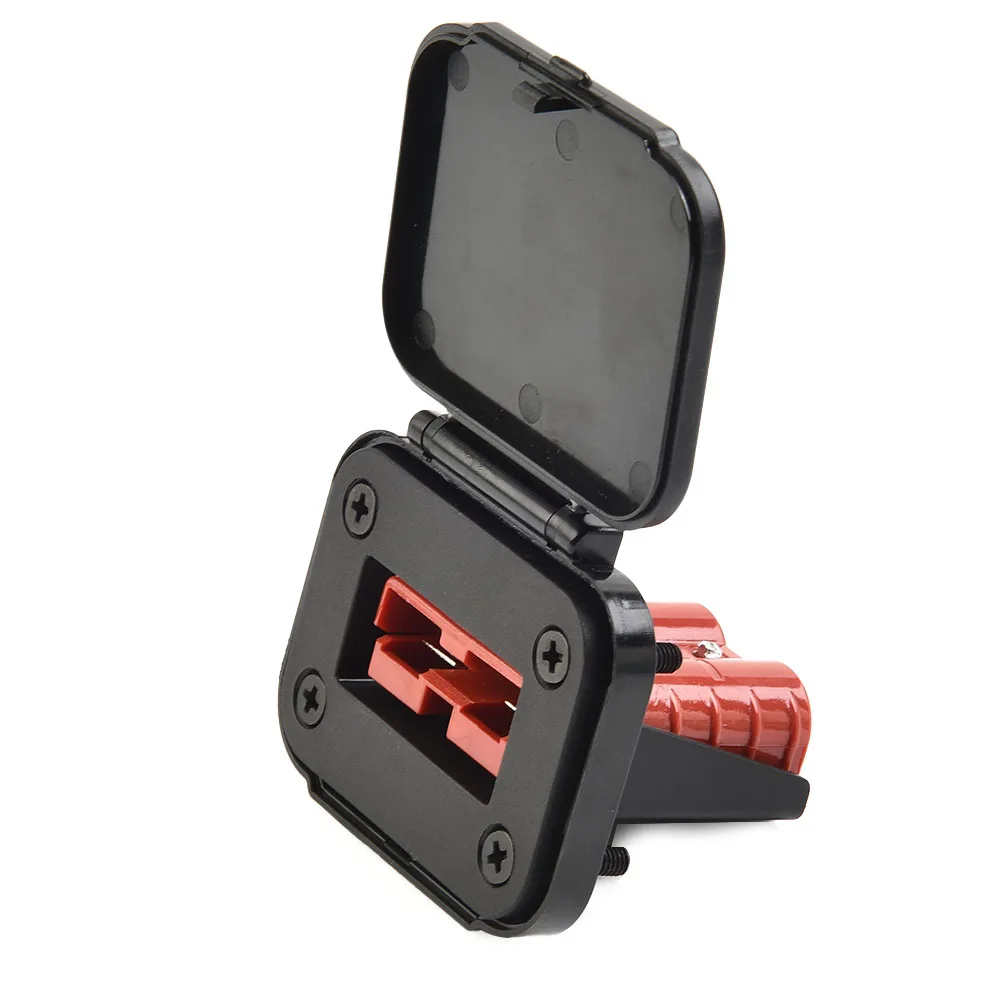 Montagem Embutida Dupla para Anderson Plug Suporte de Montagem Caravana Reboque Caminhão Conexão Conector 50 Amp 1pc