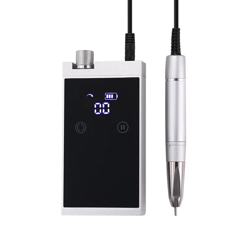 Trapano per unghie di alta qualità 35000 giri/min Motore brushless Elettrico professionale ricaricabile per rimozione smalto per salone di manicure