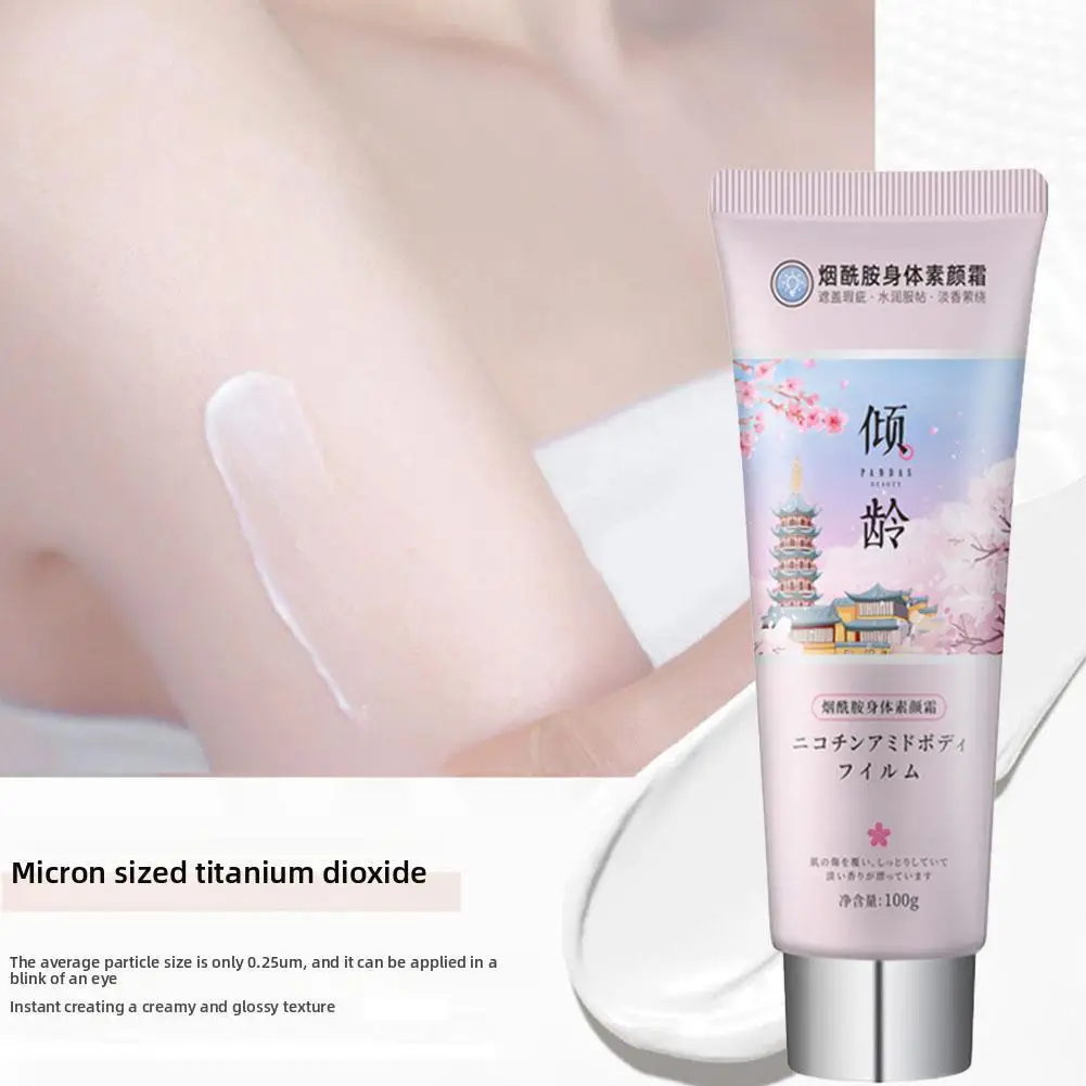 Niacinamide Body Lotion Concealer Bleaching Cream Brightening Moisturizing Lighten Nourishing Skin Skin Care Tone 1 G9N4