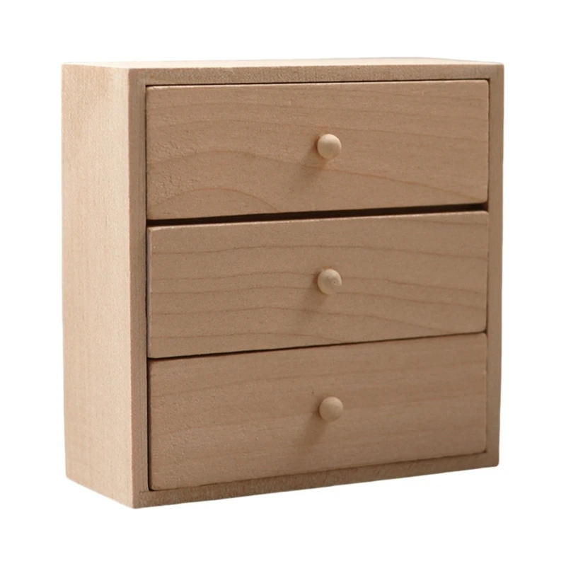 Ngôi nhà búp bê giáo dục dễ thương thu nhỏ bằng gỗ Zakka đồ chơi giả vờ chơi đồ chơi