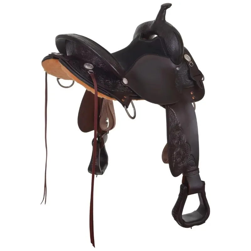 

Leather Horse Riding Saddle Western Dressage and Racing Horse Riding Saddle British Saddle