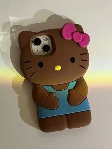Bowknot Kitty Cat 3D Silicone Soft Phone Case For iPhone 17 Pro Max 16 15 14 Plus 13 Mini 12 11 7 8 4 4S 5 5S X XR SE
