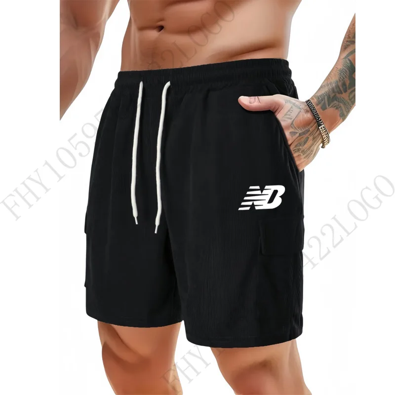

2025 summer new men's shorts, loose European size shorts, casual outdoor sports shorts, fitness jogging training shorts