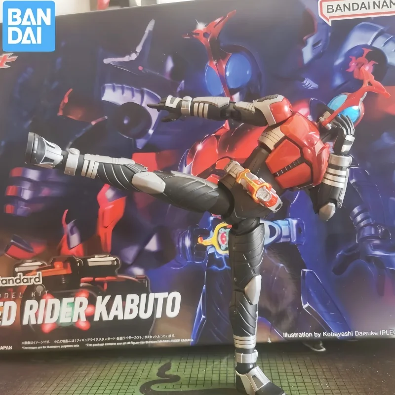 

Bandai Genuine Figure-Rise Standard Frs Kamen Rider Kabuto Anime Action Figure Assembly Toy Model Collection Decora Toys Gifts