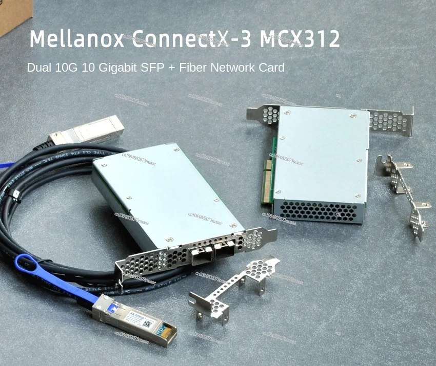 

Mellanox ConnectX-3 Series Gigabit SFP Fiber 10G Network Card, Models Cover MCX311/312/341/342