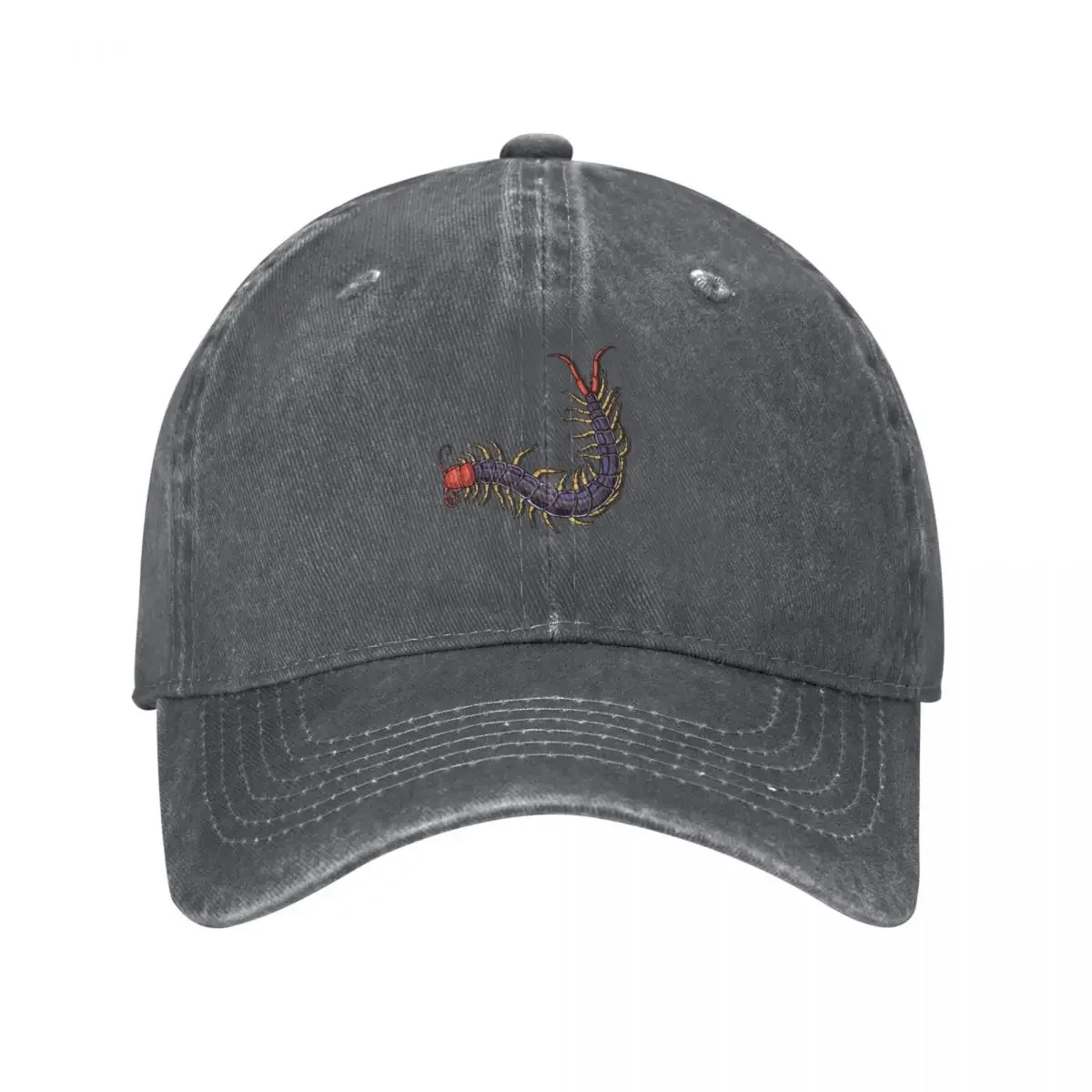 Red head centipede Baseball Cap hard hat Golf Cap |-F-| Woman Men's