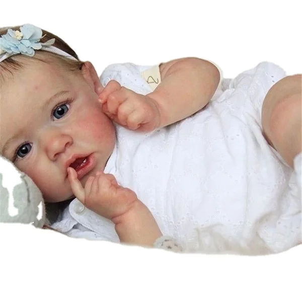 

Hot Selling in Store 58 cm Baby Dolls Reborn Newborn Baby Silicone Custom Full Vinyl Plastic Dolls Toys for Children