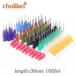 100Pieces14-25G 10 Models Available in Steel Dispense Tapered Needles Glue Liquid Dispenser Needles for Welding Tool Controllers