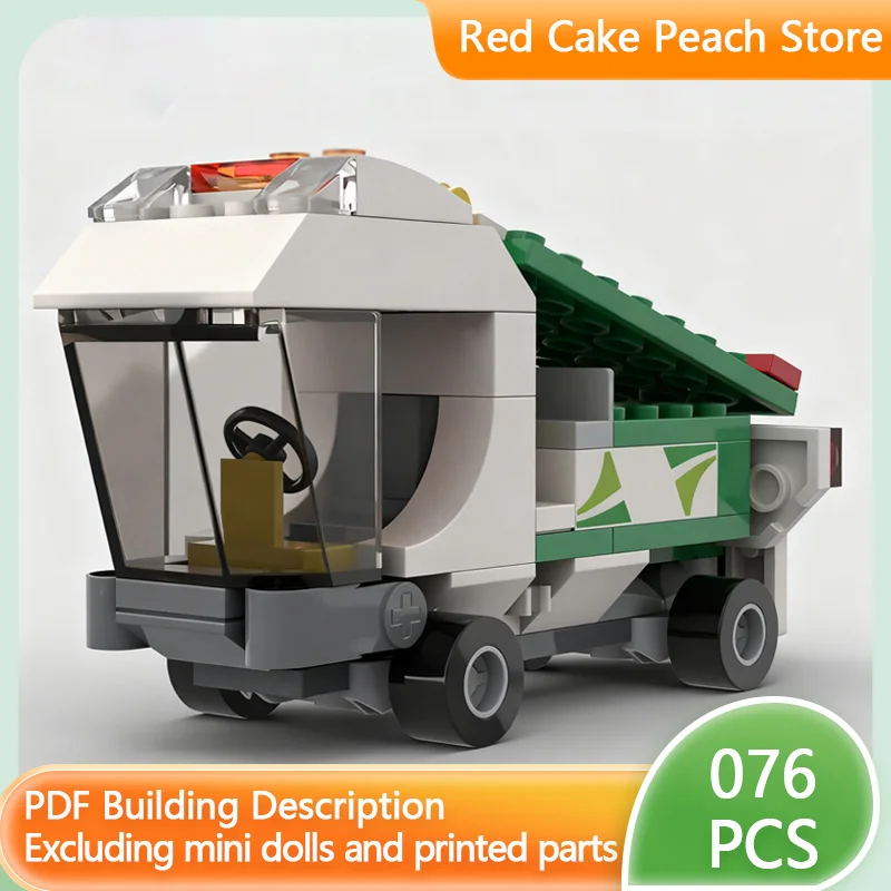 

City Car Model MOC Building Bricks City Recycling Truck Modular Technology Children Holiday Gifts Assemble Toys Suit