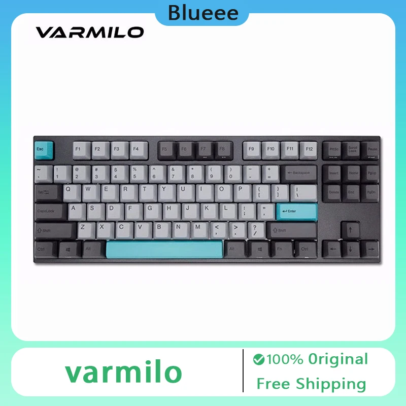 Varmilo Moonlight 87 Wireless Mechanical Keyboard Hot Swap Ergonomic E-sports Gaming Keyboard Gamer Office PC Accessories