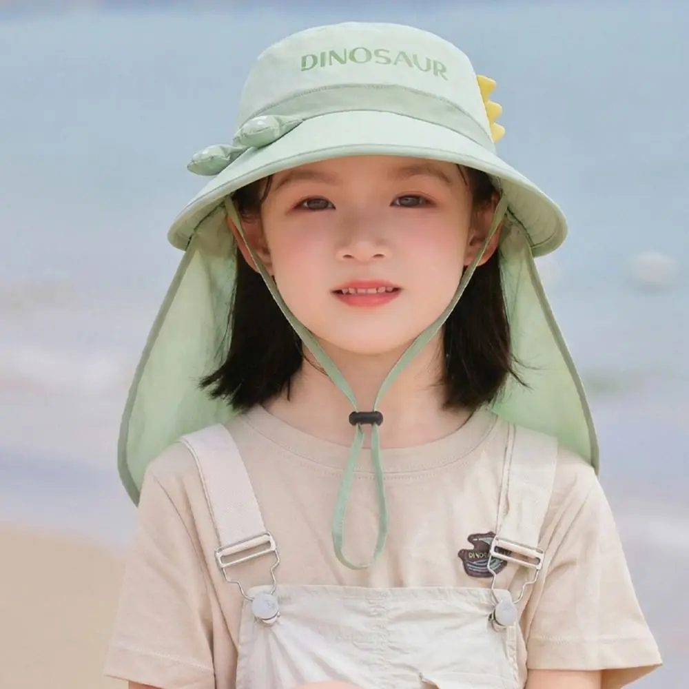 

Детская пляжная шляпа с широкими полями и удлиненной защитой для шеи, складная, с защитой от солнца и ветра, с функцией свистка