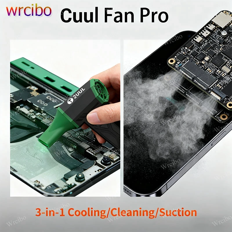 

2UUL DA97 Cuul Fan Pro Вакуумный вентилятор с всасыванием и охлаждением 3 в 1 Турбовентилятор Электронная воздушная тряпка для телефона ПК Комплект инструментов для ремонта ноутбука