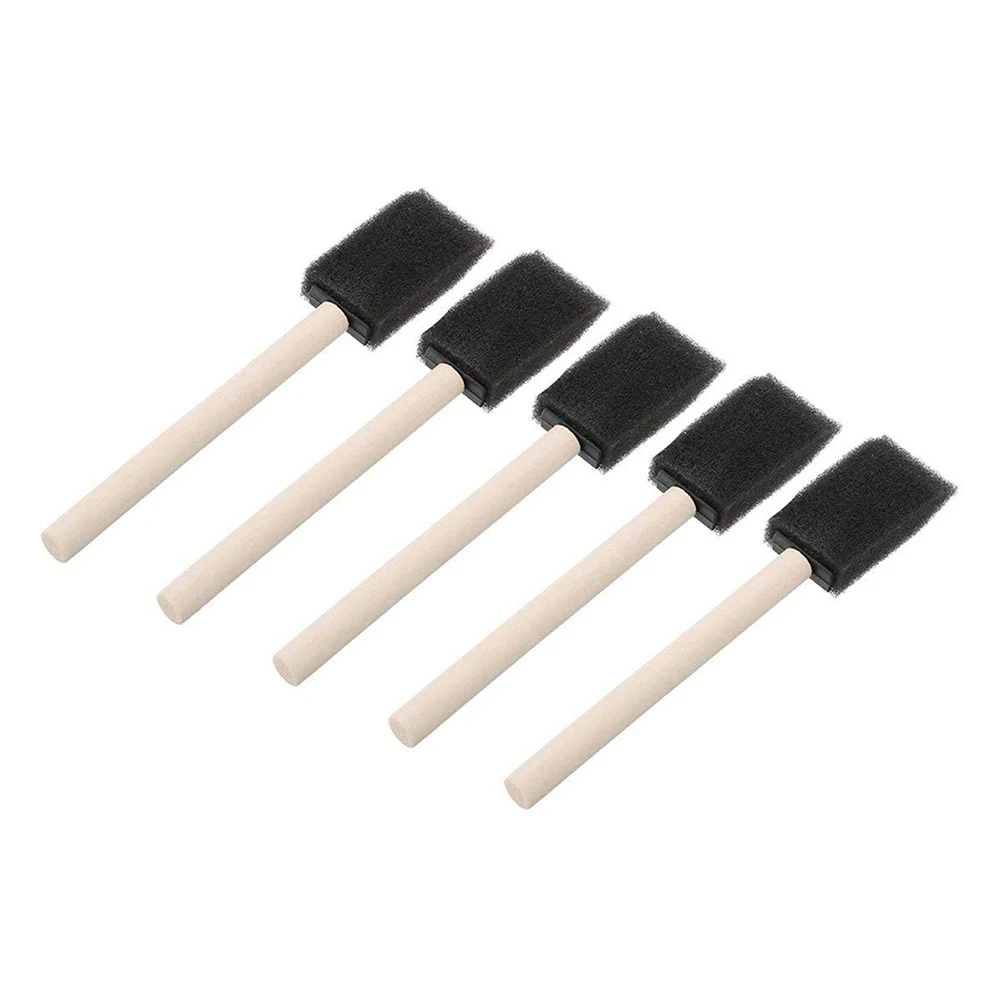 

15Pcs 2.5cm Sponge Paint Brush Wood Handle Art Sponge Brushes for Drawing Painting Scrapbooking Art Drawing Children