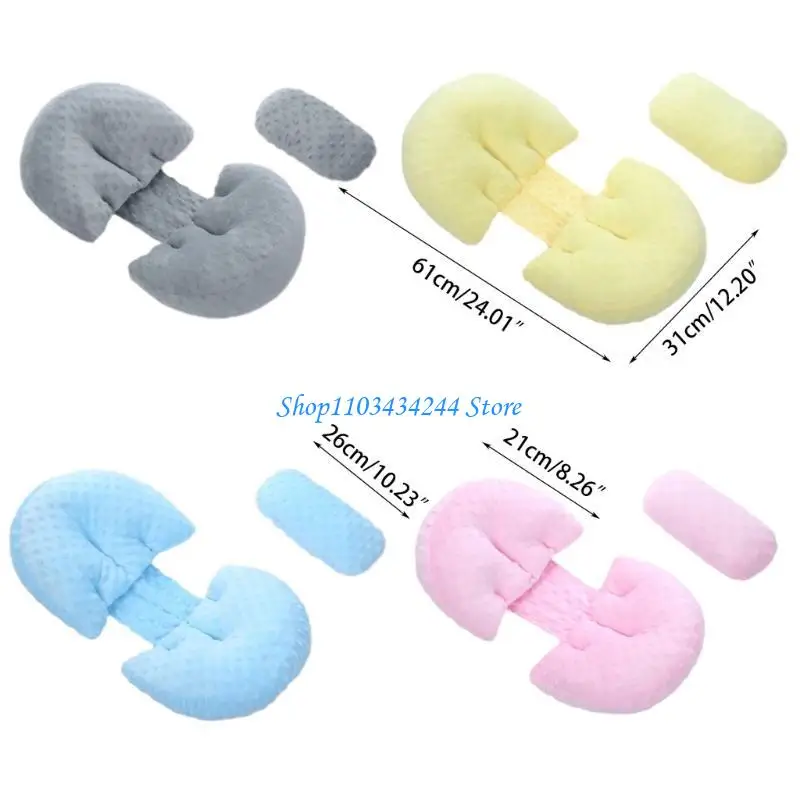 Full Body Pillow Cotton Nursing Pillow Dotted Pattern Pillow Support Pillow Unique for Sleeping Gift