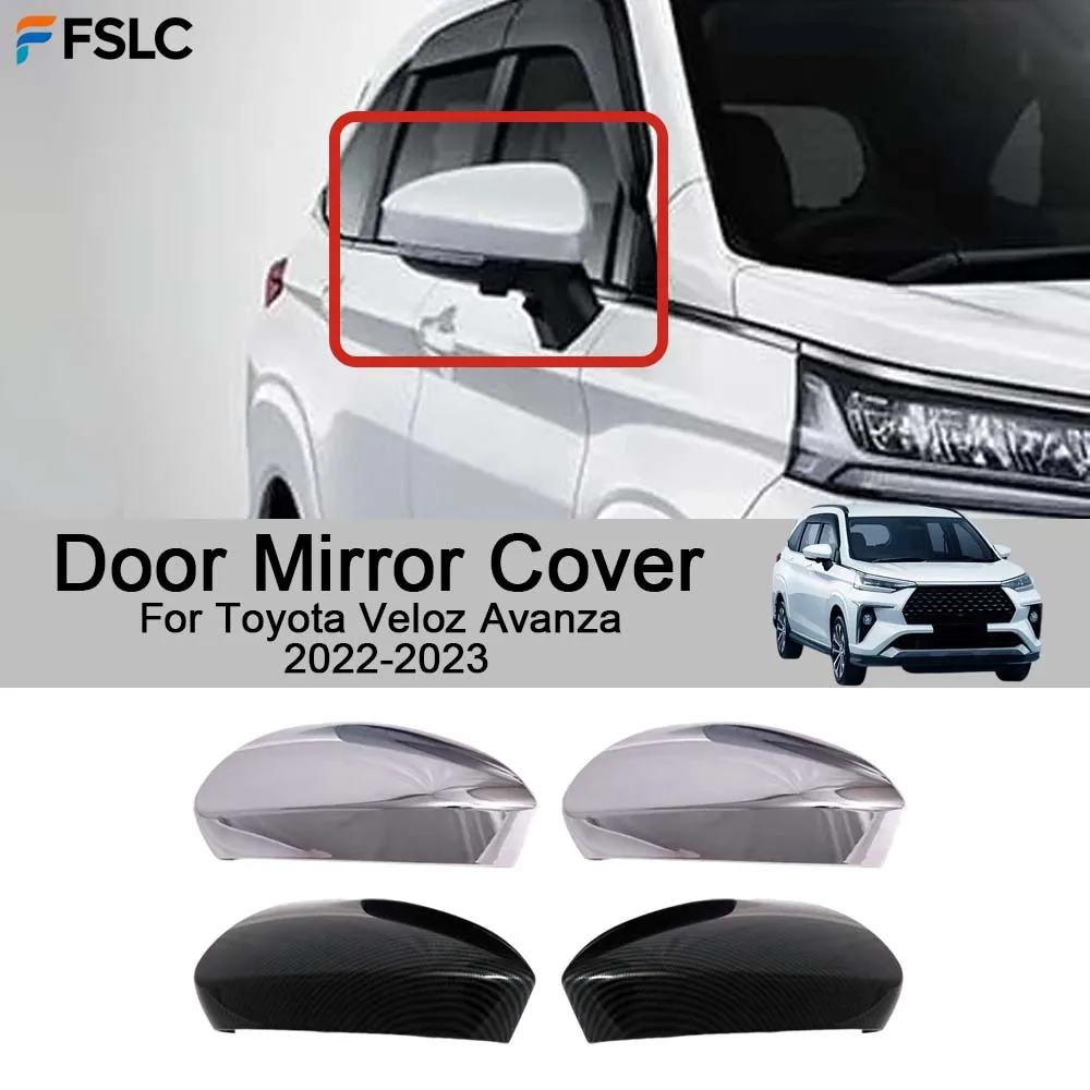 

Аксессуары для задних зеркал автомобиля, накладки на зеркала для Toyota Veloz Avanza 2022-2023, декоративные элементы для стайлинга и модификации автомобиля.