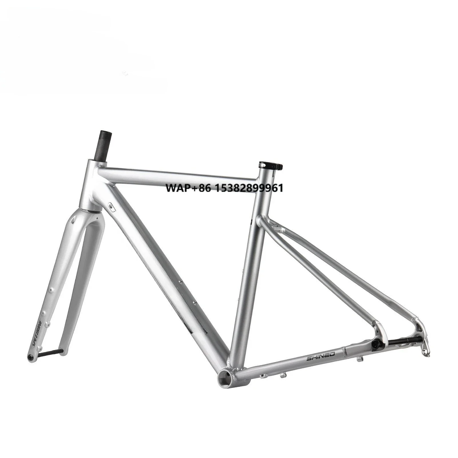 

SPEEDONE 700C Road Bicycle Frame with Rigid Fork Set Ultralight Aluminum Alloy Internal Routing Gravel Bike Frame 142x12mm Frame