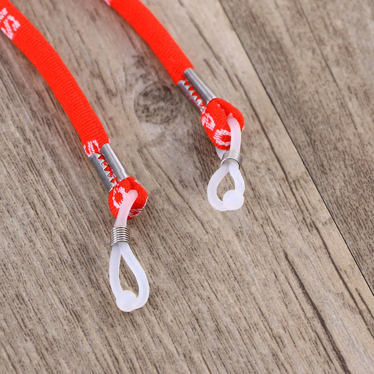 

Glasses Retainer Strap Premium Adjustable Anti-Slip Eyewear Safety Cord for Running Hiking Cycling Sports Neck Arm Holder Red
