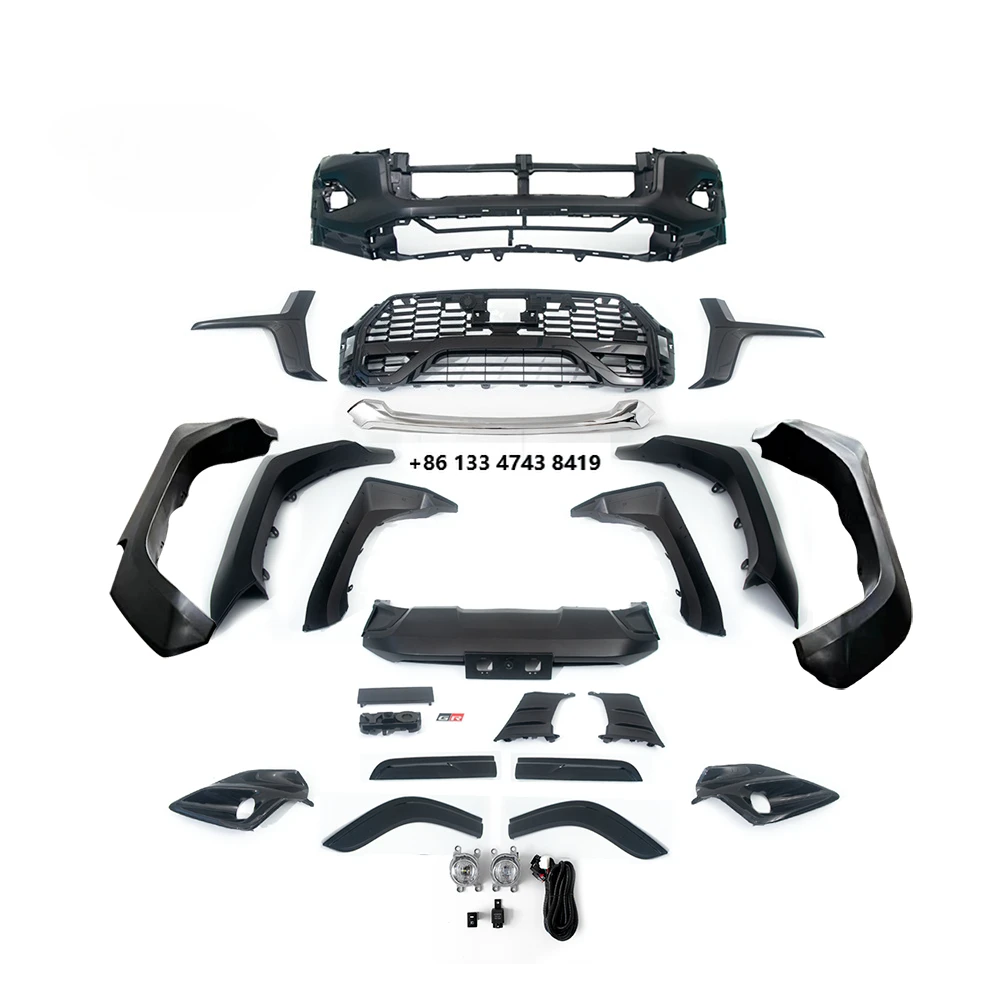 

OEM Body Kit Facelift Upgrade Car Front Bumper Side Skirt Rear Spoiler Full Body Kit 2023 Auto Parts