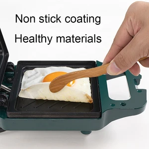 DMWD-Mini Light Food Waffelmaschine, Muffinbrot-Sandwich-Maschine, Frühstücksmaschine, Eier Ovo Shop, Druckstock, Grill, Panini-Ofen 12 Hauptverkäufe Waffel Sandwicheira - №11