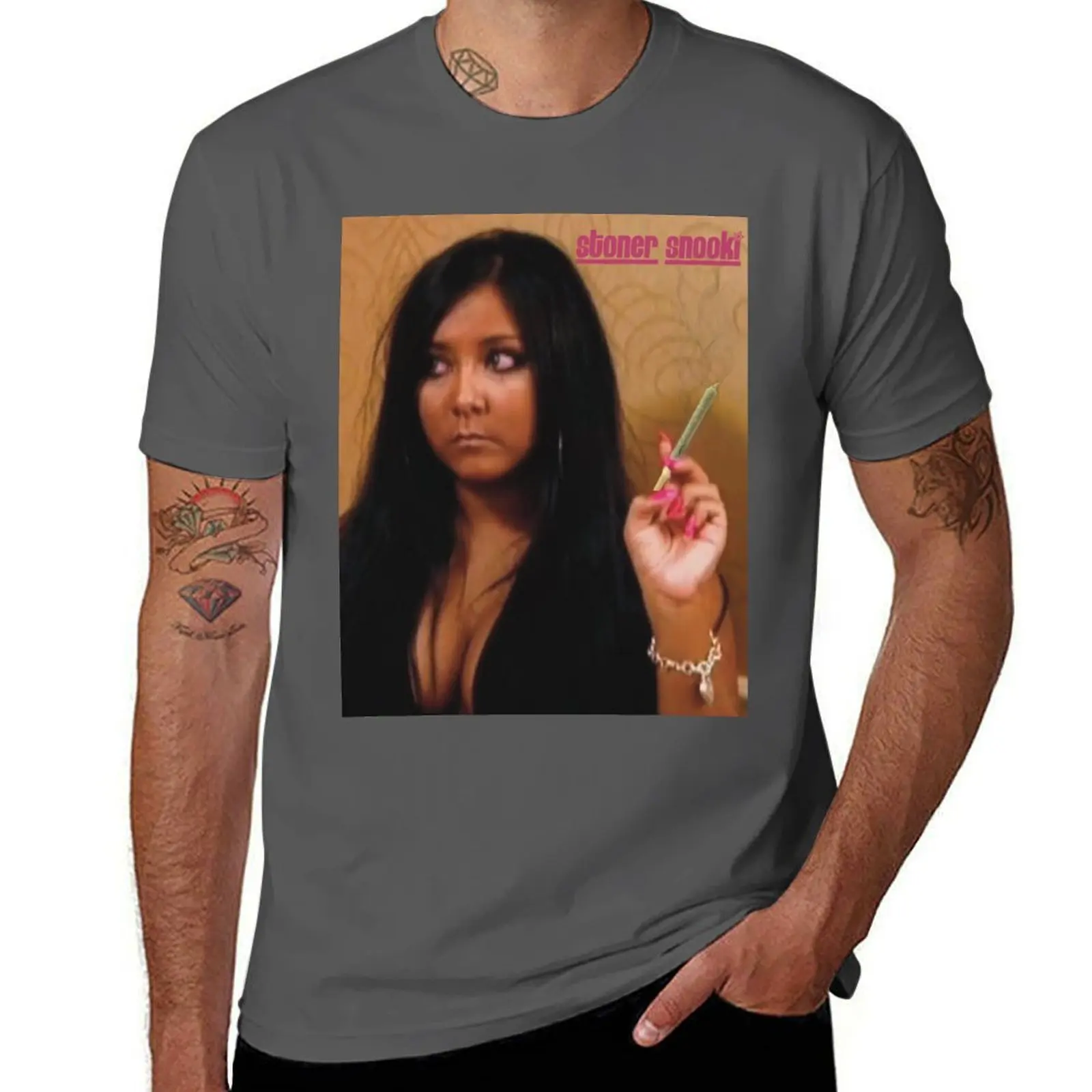 

snooki stoner T-Shirt Athletic Quick Dry T-Shirt for Men