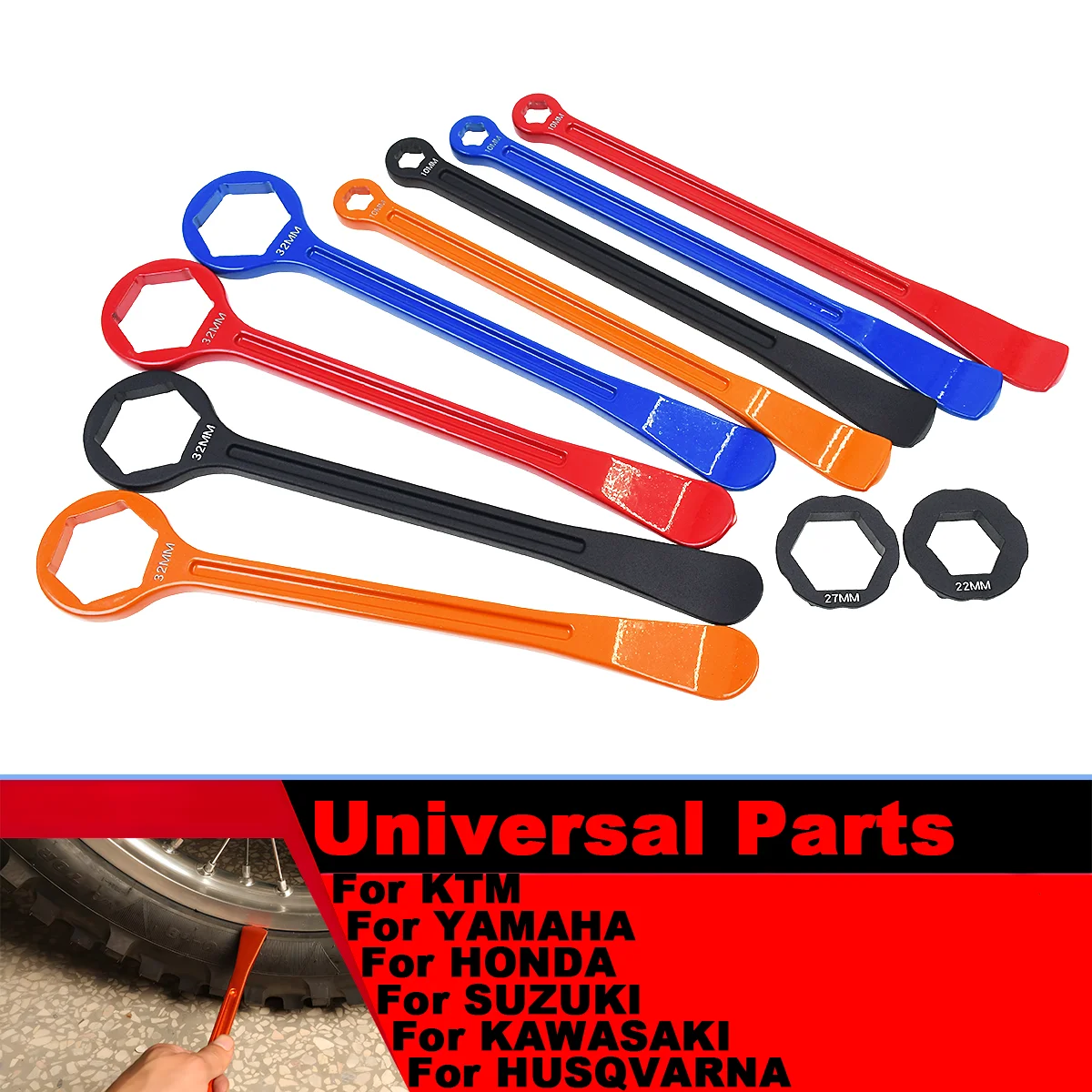 

Universal Motorcycle Tire Installation Assistance Tool Holder Hook For KTM Husqvarna GAS GAS BETA 125 150 200 250-500