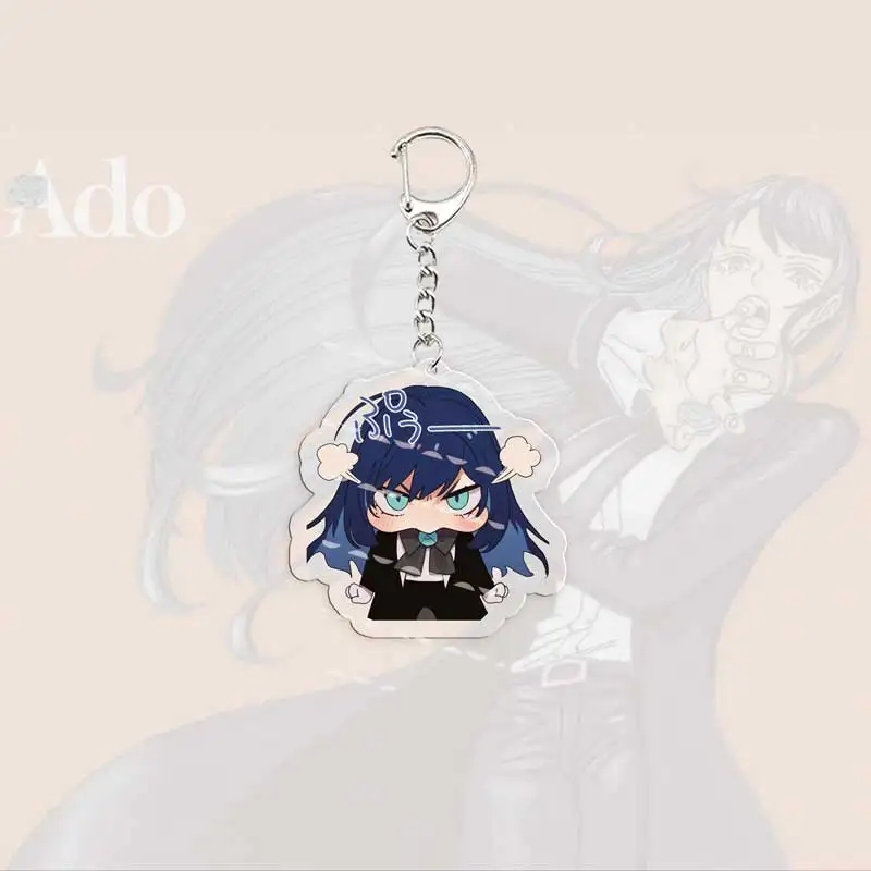 Ado Keychain Japanese Singer Acrylic Pendant Key Ring