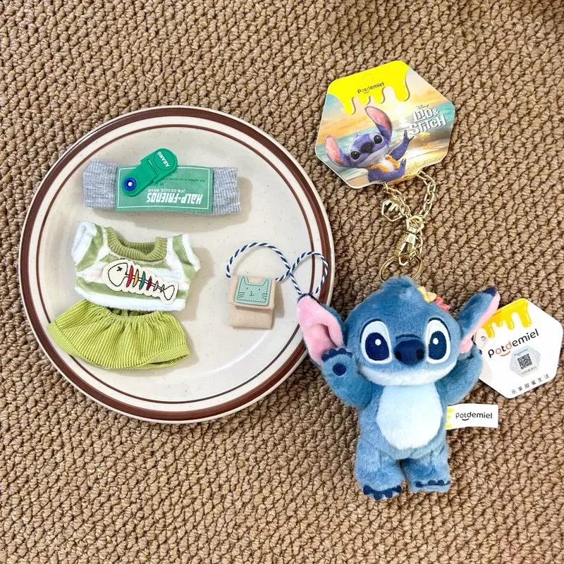 リロ&スティッチ 11cmドール服セット トレンドアクセサリーギフト - スティッチ 立ち/座り人形コスチューム おもちゃ フィギュア アニメ派生品