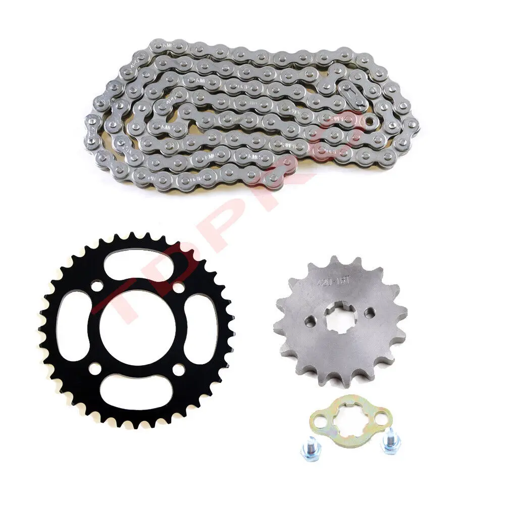 420 106L Chain 37T Rear Sprocket Kit fo Pit Bike 110cc 125 XR50 CRF50 TTR50 PW50