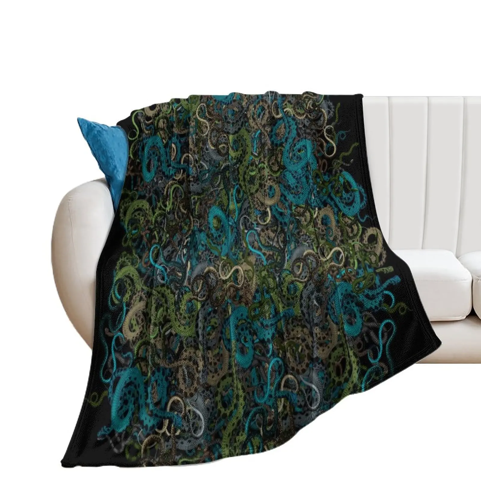 A Lair of Snakes Throw Blanket Designers Blankets For Sofas Luxury Throw Blankets