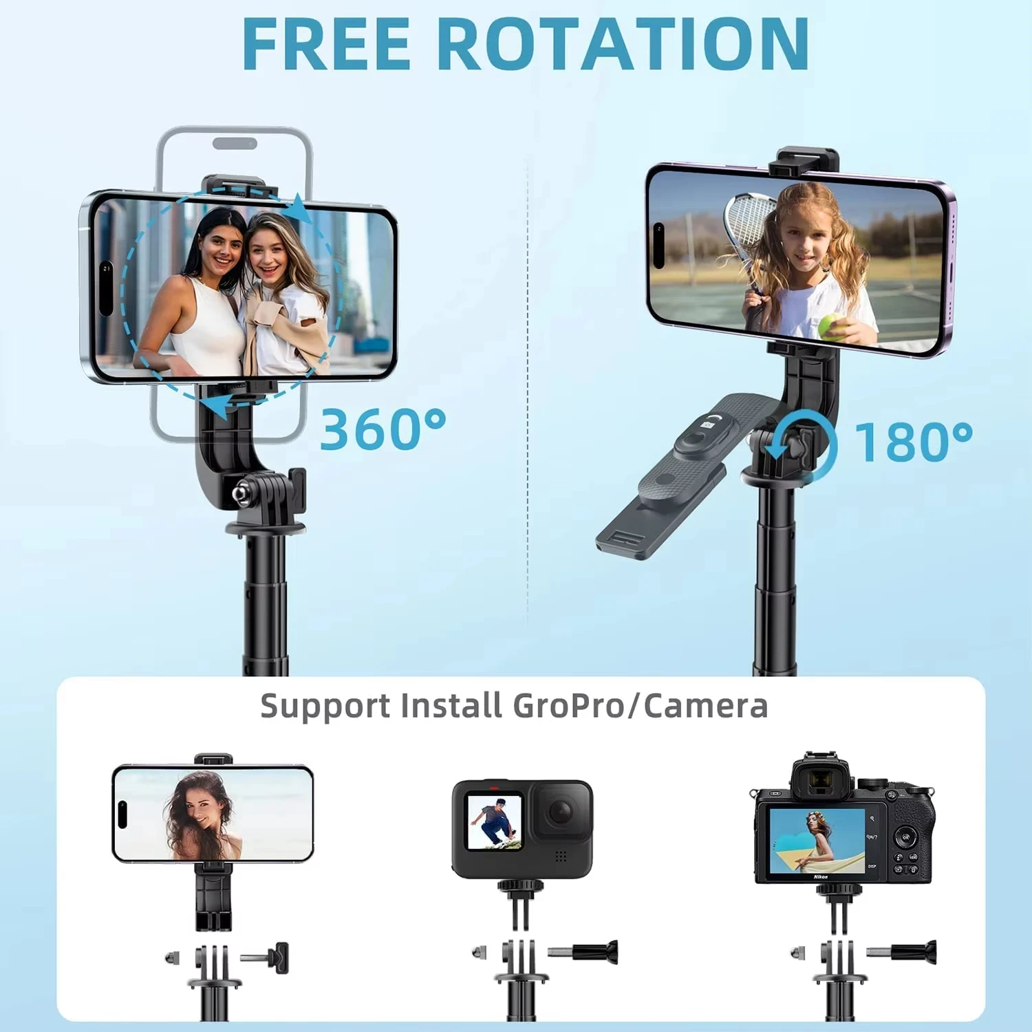 Смарт-штатив-монопод из сплава – обзор и цена Auto Tracking Tripod