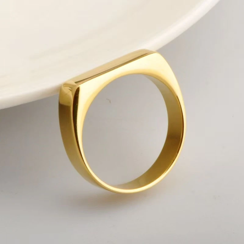 خاتم هيب هوب رجالي بسيط وأنيق وراقي مع ملمس ممتاز. #3