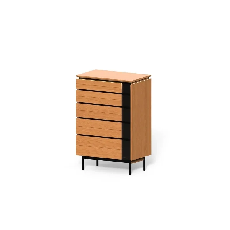 

Solid wood chest of drawers cherry wood Nordic small apartment bedroom