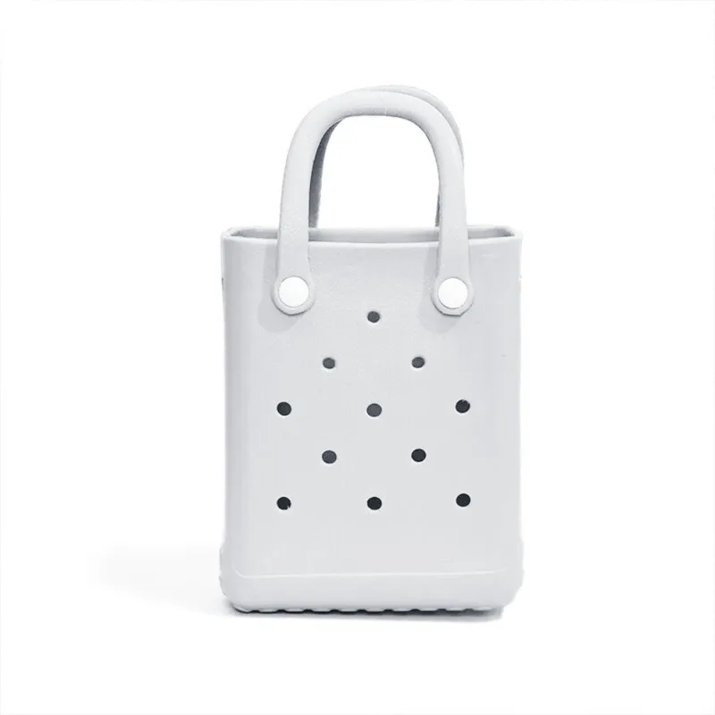 Strandtasche Picknick-Aufbewahrungskorb Sommer Damen Reisehandtaschen Mode Einkaufstasche Gummi EVA Wasserdichte Strandtasche Geldbörse – Detail 12