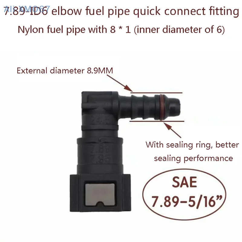 Auto Quick Release Fuel Line Coupler Hose Connector Disconnect Connectors