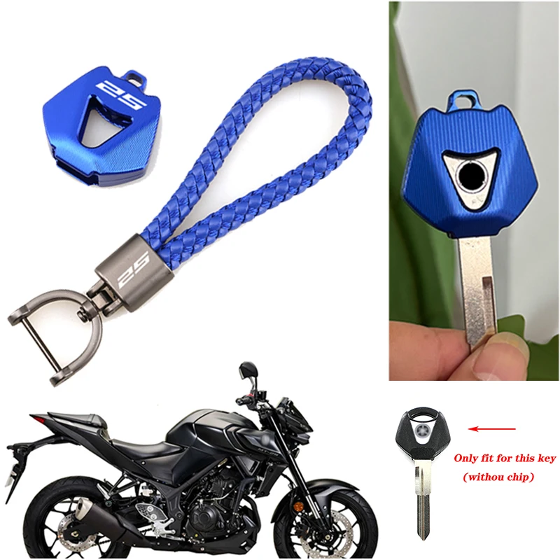 NEW sell well For YAMAHA FZ25 2017-2024 YZFR25 Motorcycle Accessories Key Case KeyChain Key Cover Shell Key ring High quality