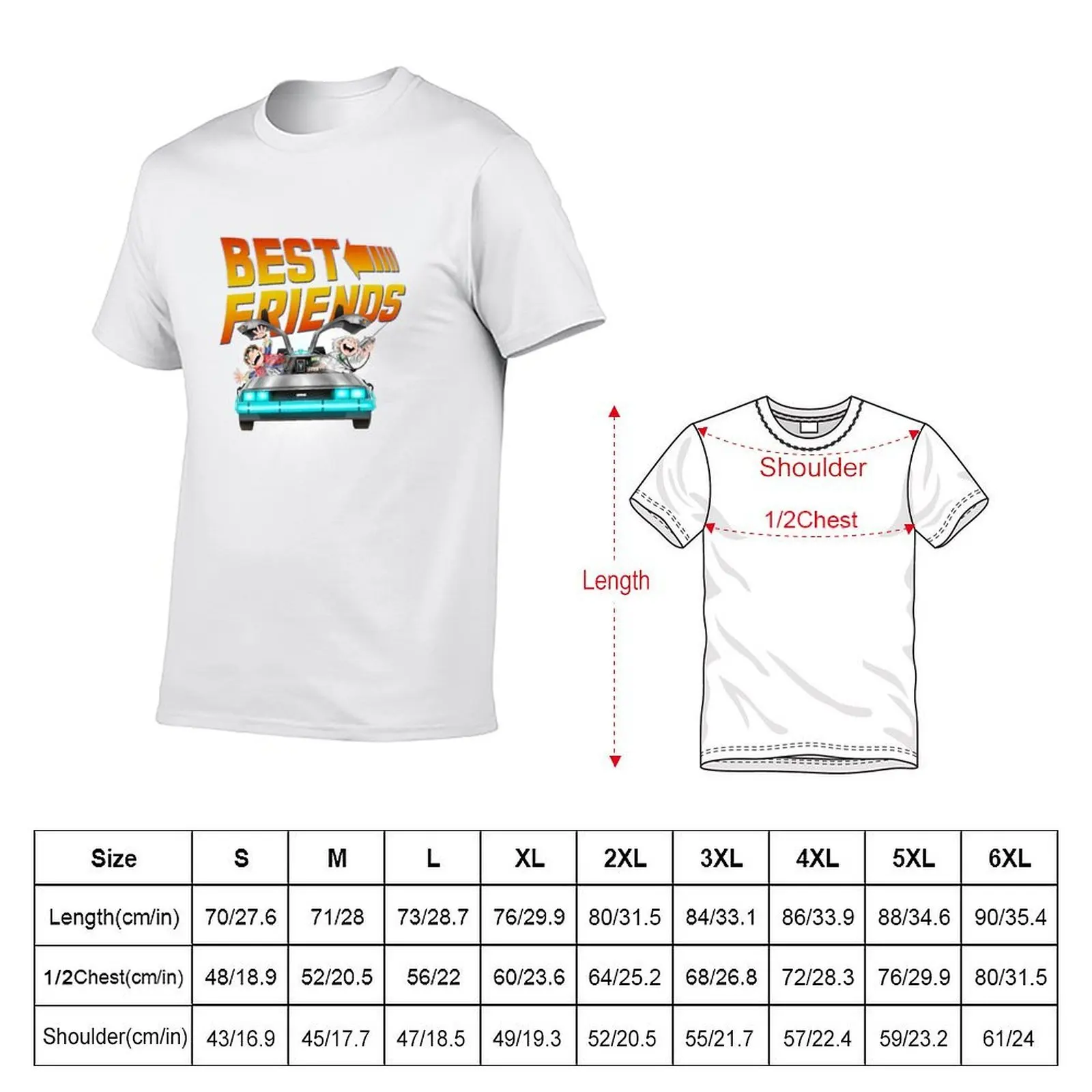 Best Friends - Back To The Future T-Shirt funny t shirts man funny t shirts cotton T-Shirt