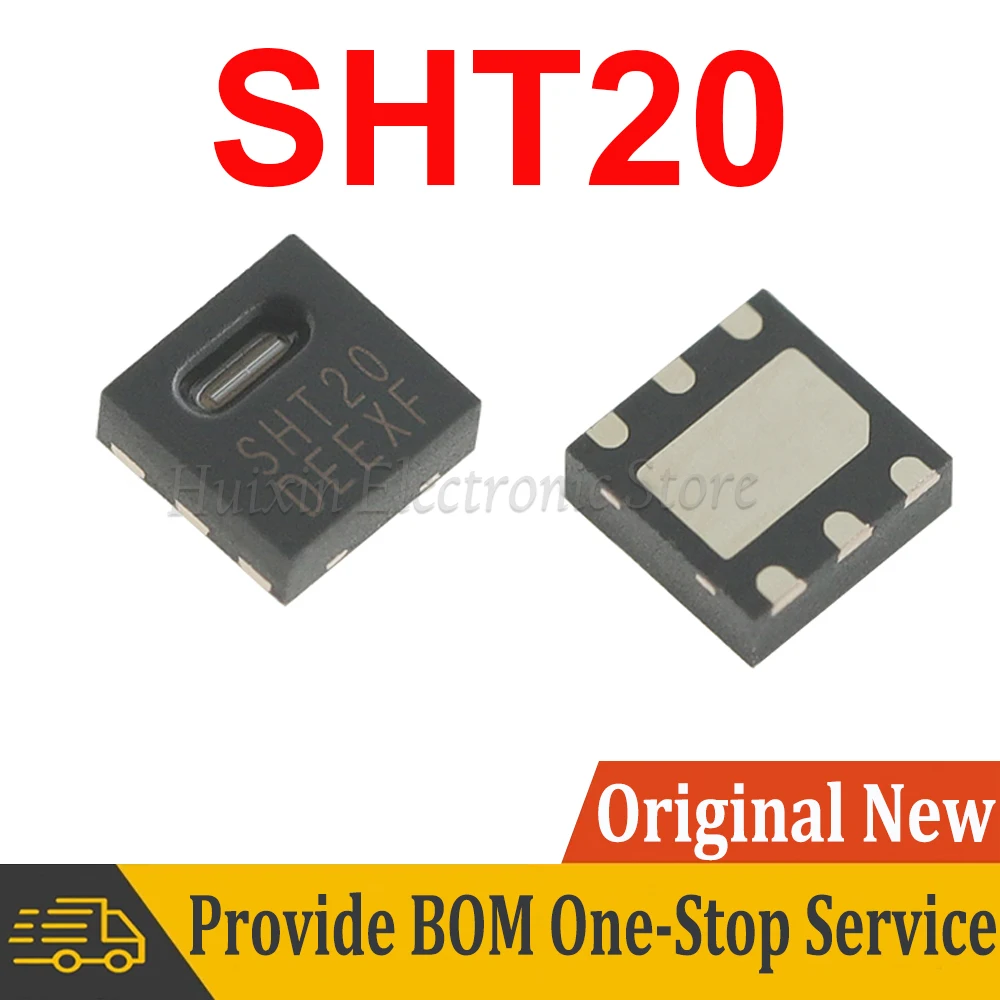 SHT20 DFN-6 SMD Digital Temperature And Humidity Sensor 2.1-3.6V DFN SMD New and Original IC Chipset