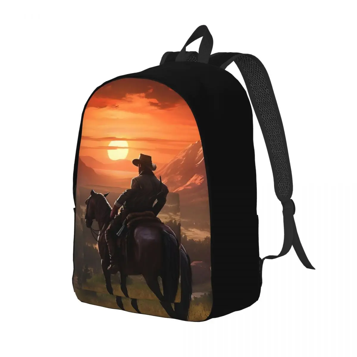 Red Dead Redemption 2 Storage Bag Arthur Morgan Couple Good Quality For School Gift Large Capacity Rucksack