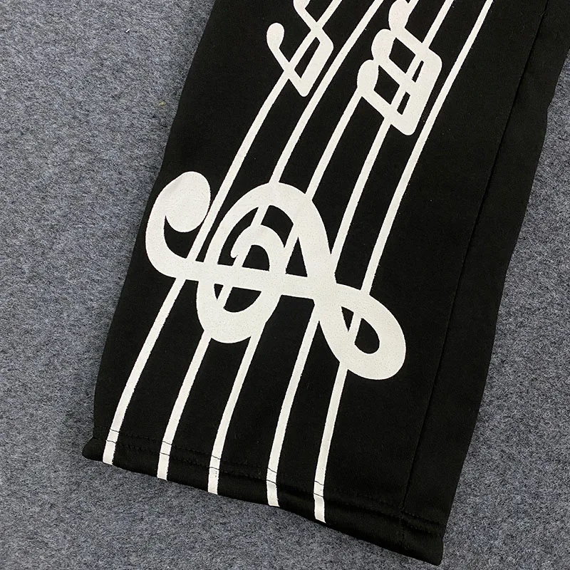 2000s الأمريكية خمر سراويل تقليدية شخصية رسالة مطبوعة بنطلون الهيب هوب السراويل الرياضية فضفاضة مرونة الخصر سراويل للجري