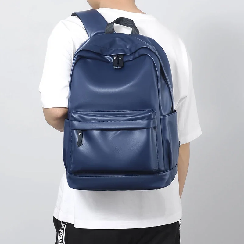 

Business Casual Backpack Men And Women Daily Commuting Out Backpack College Students Back To School School Bags PU Backpacks