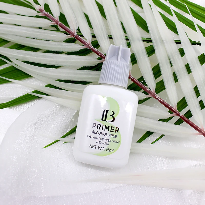 1 Bottle IBeauty Alcohol-Free Primer Fake Eyelash Extension Long Lasting Korea Strong Adhesive Supplies Booster Bonder Clearn