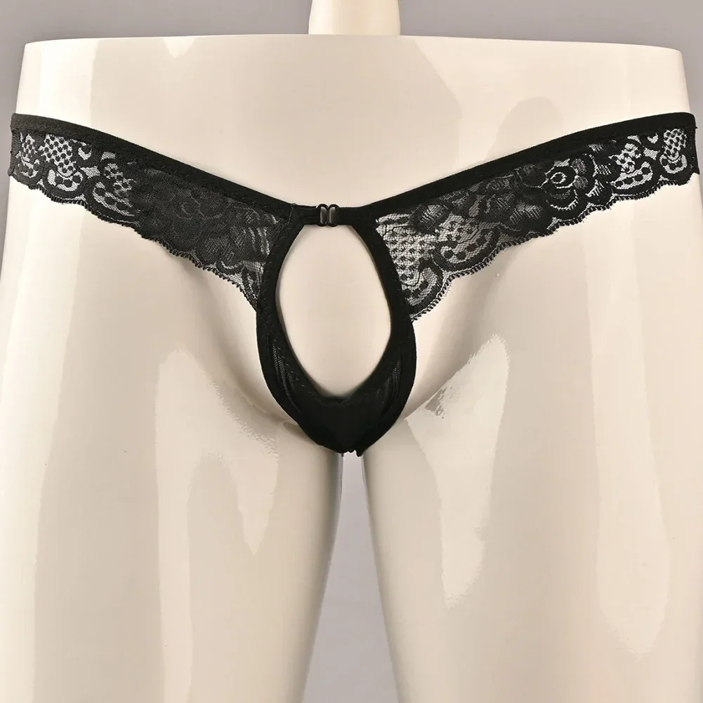 

For Men For Night Mesh Hollow Pouch G-string Briefs Nightwear Polyester All Season Brand New Breathable Low Waist
