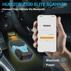 Humzor 자동차 스캐너, Z100 엘리트 자동차 진단 기계, 17 가지 이상 특수 기능, OBD2, 신제품