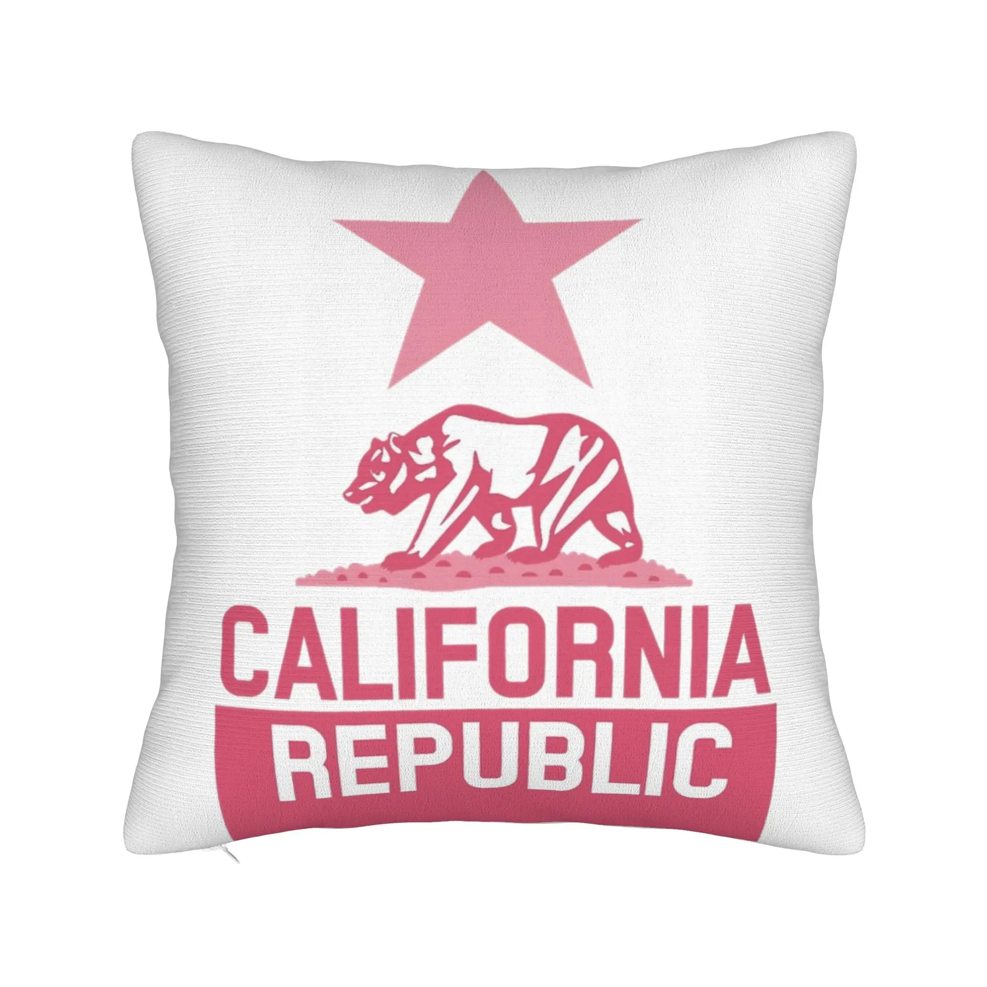 Republic California Pillowcases Merch Printed Cushion Cover Decoration  Pillow Case Cover Seat Multi-Size