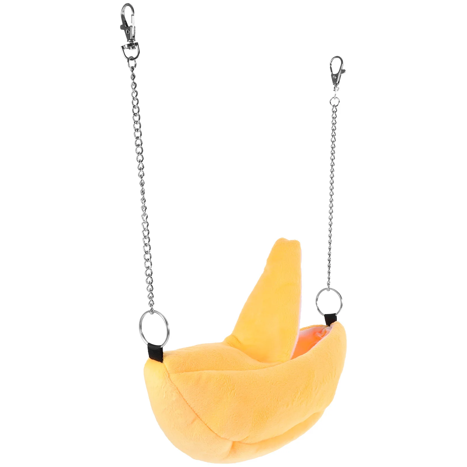 

1 pc Pet Hammock For Hamsters Rats Small Pets Warm Soft Nest Bed With Hanging Swing Design Banana Style Cage Accessories