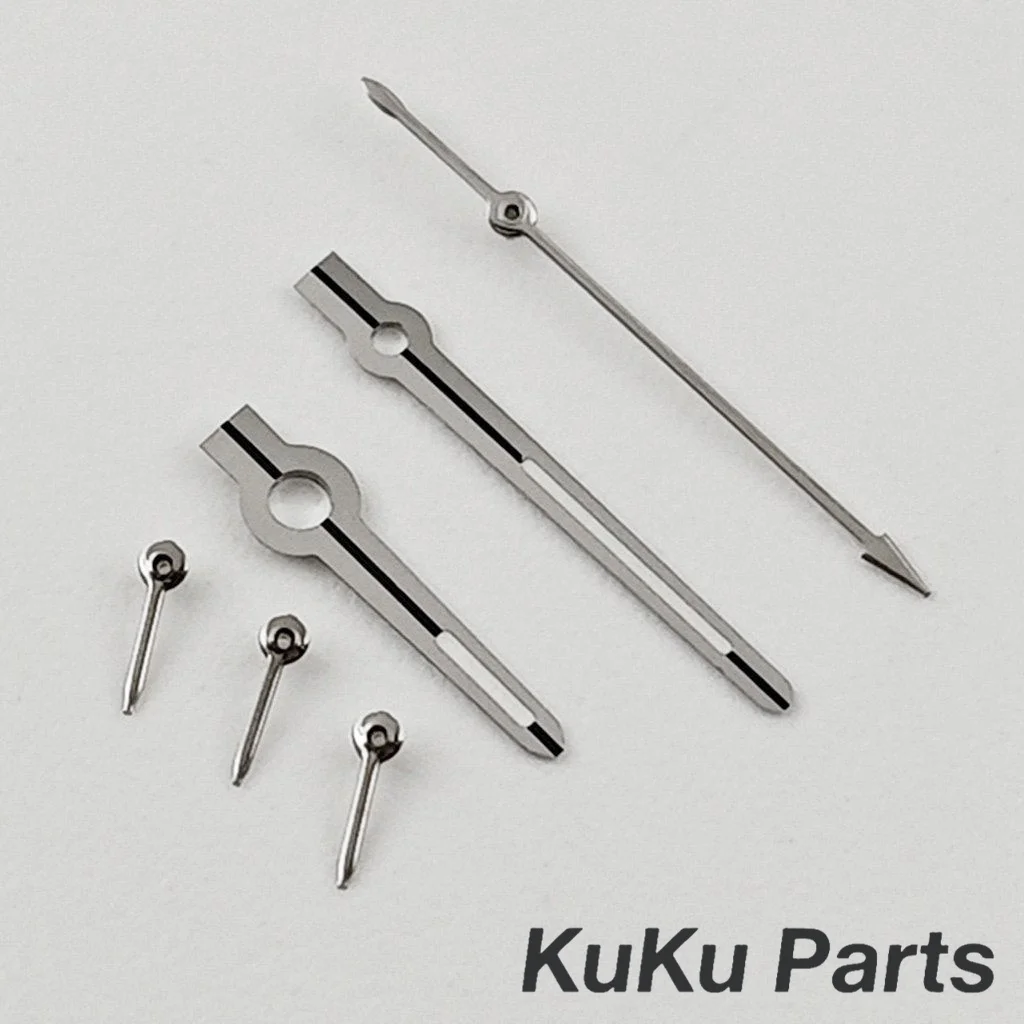 VK63 Hands Daytona Watch Hands Green Luminous Watch Needle Silver Gun Rose Gold 6 Hands for VK64 VK63A Quartz Movement image 5