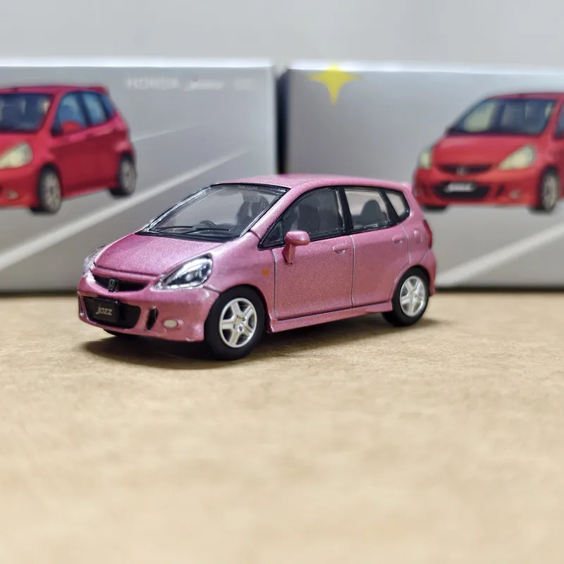 1:64 Honda Fit Jazz GD1 GD3 2001 Alloy Old Car Model Simulation