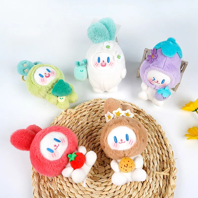 

Cute mini Vegetable Animal Rabbit Doll Bunny Plush Toy Baby Sooth Sleeping Pillow Birthday Gift Doll Elf